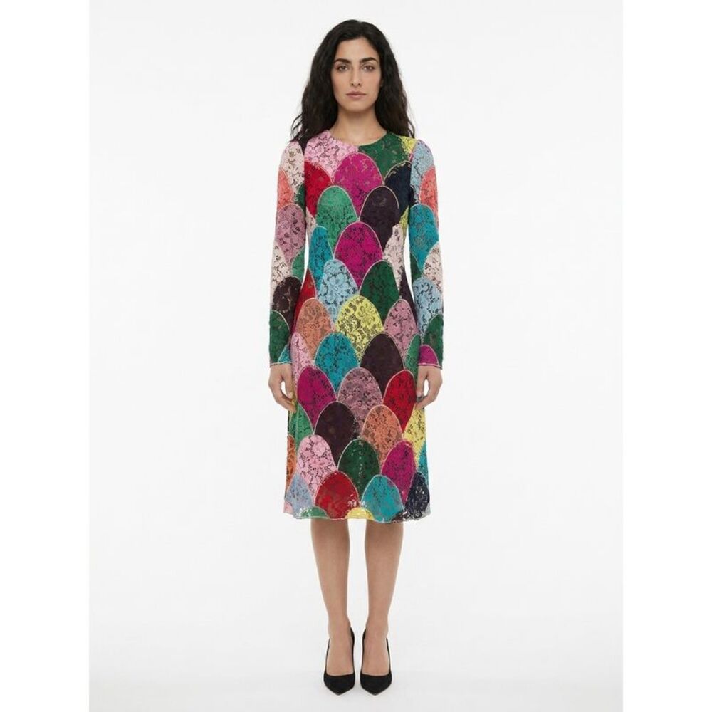 Dolce & Gabbana Multicolor Cotton Casual Women's Dress